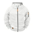 thumbnail image 1 of Ruyang Full Zip Up Hoodies for Teen Boys Trendy Preppy Cargo Jackets Fall School Athletic Hooded Sweatshirts Pockets, 1 of 5