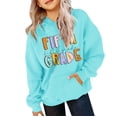 thumbnail image 1 of Ruyang Girls 5th Grade First Day of School Hoodies Boys Back to School Hoodie Long Sleeve Cute Preppy Hooded Sweatshirts, 1 of 7