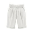 thumbnail image 1 of Ruyang Girls Baggy Wide Leg Casual 𝐂apris Shorts Kids Drawstring Cropped Trousers Athletic Pants Running Tracksuit Jogging, 1 of 7