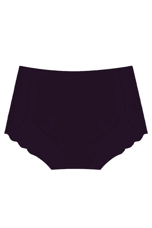 Girls Ice Silk Traceless Summer Thin Silk Pure Desire Skin Friendly Translucent Pants Womens Cotton Briefs Underwear without Elastic Leg Openings