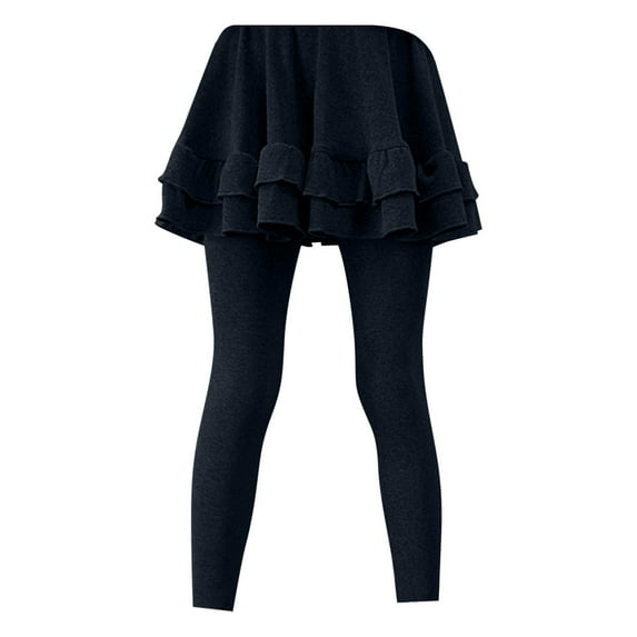 Ruyang Girls Leggings Skirt Pants Toddler Girls Pants School Unifo𝐫m Socks Pants Warm Stretchy Skirt Leggings for Girl