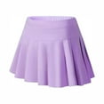 thumbnail image 1 of Ruyang Girls Sport Short Skirts Solid High Waist Pleated Half Skirts Outdoor Athletic Running Dress Teen Kids Elastic Cute, 1 of 6