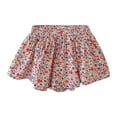 thumbnail image 1 of Ruyang Girls Summer Cute Floral Skirt Shorts Loose Ruffle Wide Leg Swing Shorts Pull-On Active Skort Comfort Bottoms, 1 of 4