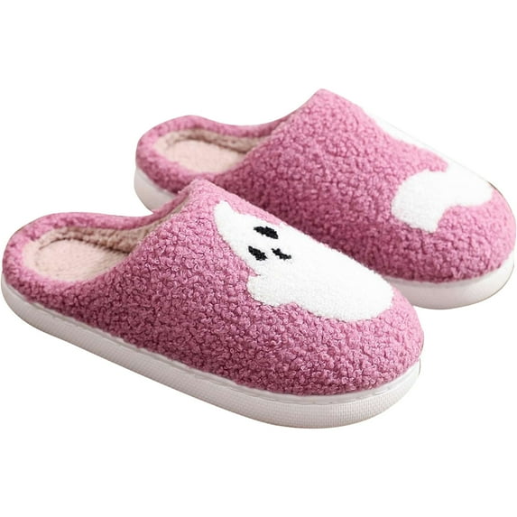 Ruyang Halloween Christmas Slippers Holiday Slipper House Shoes Home Slipper for Women Fuzzy Outdoor Indoor Bedroom Slippers Slippers Women Slides