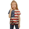 thumbnail image 1 of Ruyang Kid 4th of July T-Shirts Boys Girls American Flag Shirt Memorial Day Patriotic Shir Top Short Sleeve Tees, 1 of 1