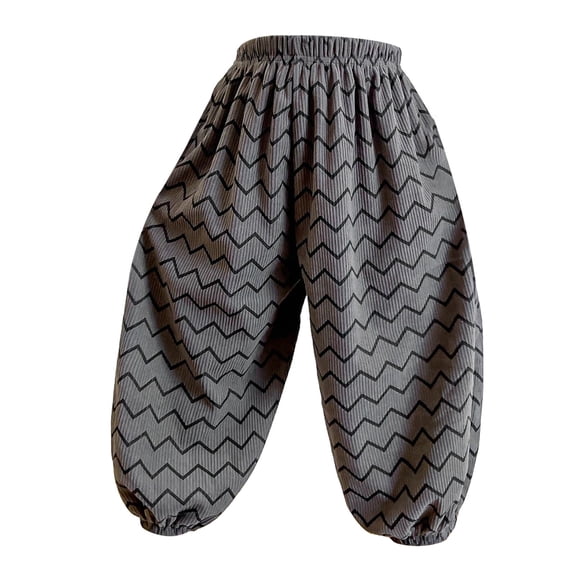 Ruyang Kids Boys Girls Corduroy Print Harem Pants Baby Basic Long Bloomer Trouser Elastic Fall Joggers Casual Pants