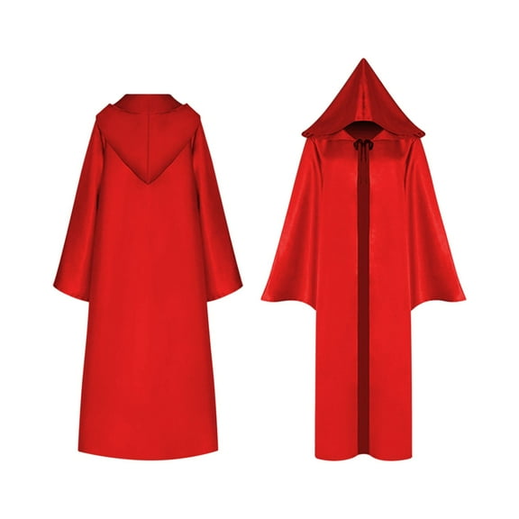 Ruyang Kids Boys Halloween Cloak Long Sleeve Hooded Cape Lace-Up Plain Party Dress Up Clothes Outfits Age 3 to 12 Years