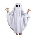 thumbnail image 1 of Ruyang Kids Ghost Cape Mantle Boys Girls Halloween Clothes Cute Party Dress Up Outfits White Cloak Age 1 to 9 Years, 1 of 9