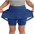thumbnail image 1 of Ruyang Kids Girls Yoga Skirts Solid A Line Soft Comfy Stretchy Half Body Skorts Summer Casual Tennis Running Sports Skirts, 1 of 5