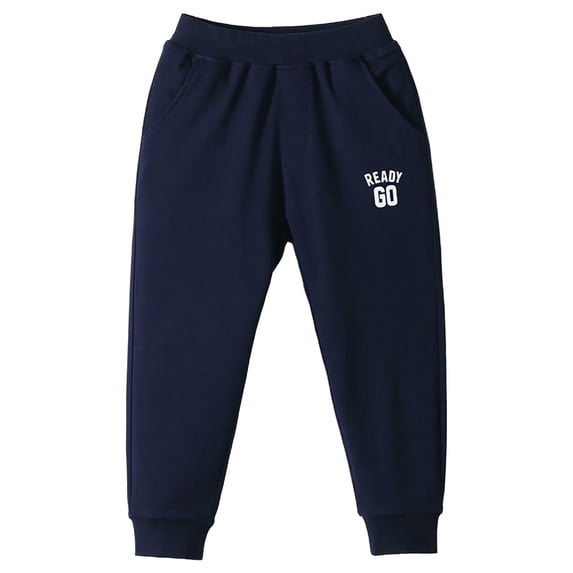 Ruyang Kids Pants Kids Soft Brushed Fleece Jogger Sweatpants Soft Fleece Lined Open Bottom Youth Athletic Pants Boys Pants