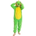 thumbnail image 1 of Ruyang Kids Plush Hooded Jumpsuit Dinosaur Long Sleeve Jumpsuit Plush Dress Up Wear Fall Winter Clothes for Boys Girls, 1 of 9