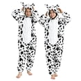 thumbnail image 1 of Ruyang Kids Plush Hooded Jumpsuit Dog Long Sleeve Jumpsuit Plush Dress Up Wear Fall Winter Clothes for Boys Girls, 1 of 4