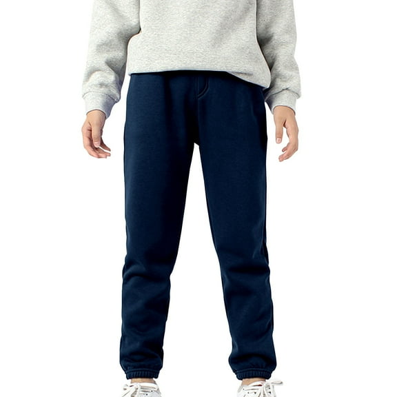 Ruyang Kids Unisex Elastic Waist Pants Fashion Causal Solid Color Sweatpants for Boys Girls Youth Pull-On Active Pants