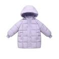 thumbnail image 1 of Ruyang Kids Winter Puffer Coat Baby Boys Girls Padded Warm Quilted Down Parka Lightweight Mock Neck Zip Up Hooded Jacket, 1 of 4