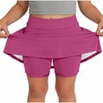 thumbnail image 1 of Ruyang Kids Yoga Sport Skirts Solid Stretchy Soft Tiered Mini Skirts Summer Outdoor Tennis Athletic Biker Short Dresses, 1 of 4
