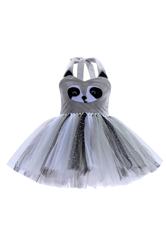 Leotards Dress for Girls Toddler Dress Summer Tutu Skirt Animal Dress Mesh Skirt Clothing Girls's Performance Clothing