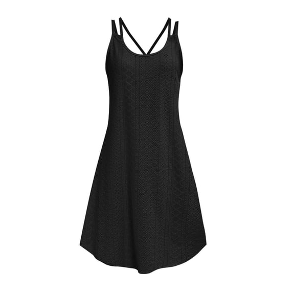 Ruyang Plus Size Dresses Women 2024 Summer Maxi Dresses Sleeveless Spaghetti Strap Casual Sundress Boho Cami Beach Long Dress