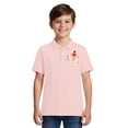 thumbnail image 1 of Ruyang Polo Shirts for Boys Girls Solid Soccer Print Baggy Casual Short Sleeve Summer Lightweight Outdoor Athletic Blouse T Shirts, 1 of 5