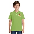 thumbnail image 1 of Ruyang Polo Shirts for Boys Girls Solid Soccer Print Baggy Casual Short Sleeve Summer Lightweight Outdoor Athletic Blouse T Shirts, 1 of 5
