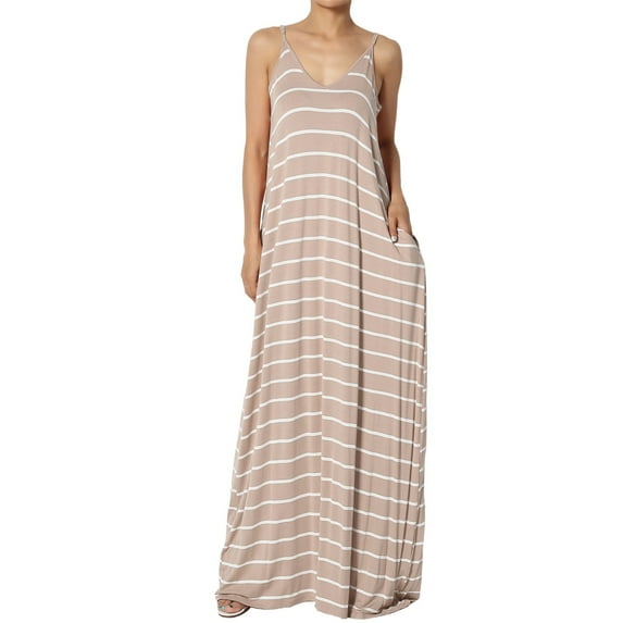 Ruyang Summer V Neck Maxi Dress Women's Casual Slip Long Dress Elegant Sleeveless Backless Bodycon Maxi Dresses