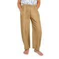 thumbnail image 1 of Ruyang Teens Girls Cotton Linen Pants Flowy Wide Leg 𝐋ounge Pants Girls Elastic Waist Trendy Sweatpants Kids Summer Clothes, 1 of 9
