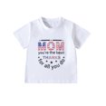 thumbnail image 1 of Ruyang Toddler 4th of July Shirt Baby Kid American Flag T-Shirt Boys Patriotic Tee Tops Blouse Soft Independence Day Clothes, 1 of 8