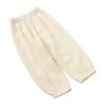 thumbnail image 1 of Ruyang Toddler Baby Boy Girl Blo𝗼mers Cotton Linen Elastic Basic Harem Long Pants Blo𝗼mers for Girls Casual Joggers, 1 of 7