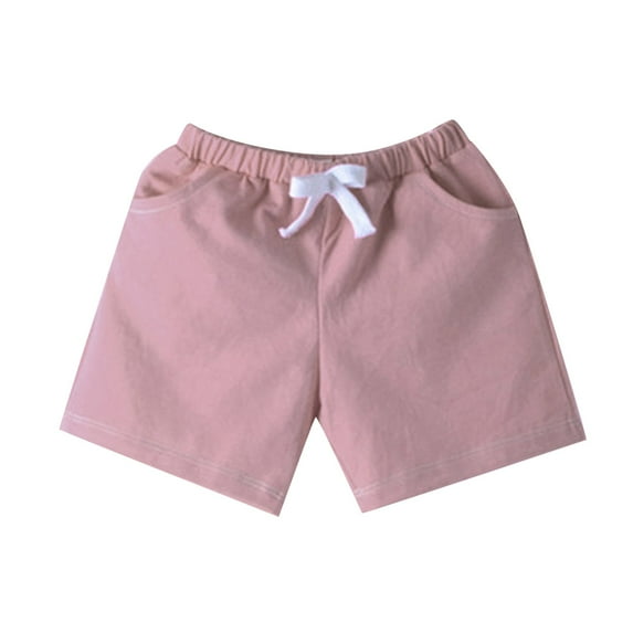 Ruyang Toddler Baby Girl Shorts Candy Colored Sports Pants Little Boys Shorts Baby Summer Athletic Pants with Drawstring
