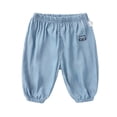 thumbnail image 1 of Ruyang Toddler Baby Girls Boys Cotton Linen Pants Balloon Hippie Long Pants Boho Muslin Basic Bottoms Joggers Summer Cute Clothes, 1 of 6