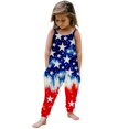 thumbnail image 1 of Ruyang Toddler Baby Jumpsuit Independence Day Clothing Girls Spaghetti Straps 𝐒tars USA Romper Kids American Flag Summer Outfit, 1 of 7