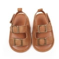 thumbnail image 1 of Ruyang Toddler Baby Open Toe Sandals with Adjustable Buckle Closure Boys Girls First Walking Shoes Cute Non-Slip Flats, 1 of 7