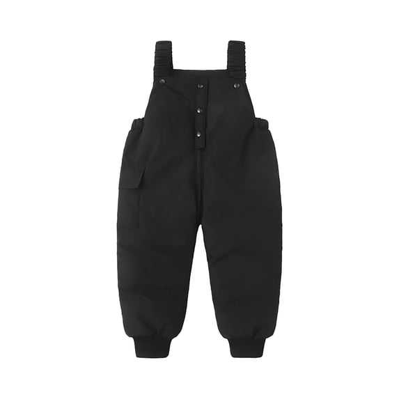 Ruyang Toddler Baby Snow Pants Winter Puffer Down Ski Snowsuit Overalls Warm Thick Jumpsuit One Piece Clothes Bib Snow Suit
