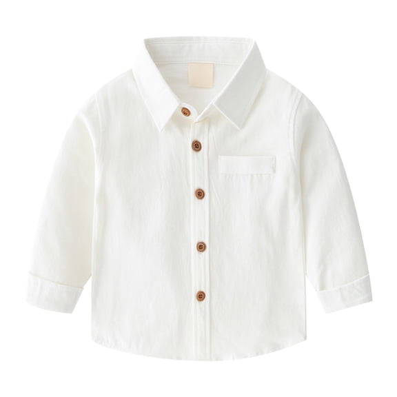 Ruyang Toddler Boys Long Sleeve Polo Shirts Summer Soft Tshirts Performance Clothing Casual Solid Clothes Cotton Tops Kids Tee