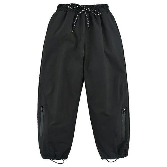 Ruyang Toddler Fleece Lined Snow Pants Teens Insulated Winter Outdoor Hiking Trousers Kids Windproof Warm Snowpants Ski Pants