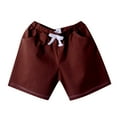 thumbnail image 1 of Ruyang Toddler Girls Boys Shorts with Bow Casual Solid Baby Shorts Athletic Boys Girls Playing Pants Summer Active Shorts, 1 of 3