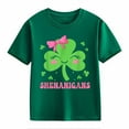 thumbnail image 1 of Ruyang Toddler Girls St Patricks Day Shirt for Kids Girls Saint Patricks Day T-Shirts Short Sleeve Tops Shamrock Tees Cotton T-Shirt, 1 of 7
