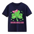 thumbnail image 1 of Ruyang Toddler Girls St Patricks Day Shirt for Kids Girls Saint Patricks Day T-Shirts Short Sleeve Tops Shamrock Tees Cotton T-Shirt, 1 of 7
