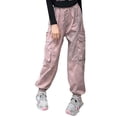 thumbnail image 1 of Ruyang Toddler Jogger Cargo Pants Elastic Waste Straight Multi Pockets Denim Pants Boys Girls Wide Leg Fall Trousers Bottom, 1 of 8