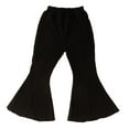 thumbnail image 1 of Ruyang Toddler Little Baby Girl Ruffle Ripped Flare Jeans Stretchy Bell Bottom Pants Ripped Denim Leggings Trousers Kids, 1 of 1