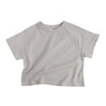 thumbnail image 1 of Ruyang Toddler Short Sleeve T Shirts Summer Oversized Tops Trendy Crewneck Basic Tees for Baby Boys Girls Casual School Clothes, 1 of 9