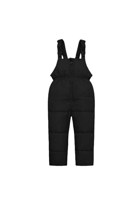 Toddler Snow Pants Baby Boys Girls Winter Puffer Ski Overalls Water-proof Warm Down Snowsuit Thermal Jumpsuit
