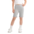 thumbnail image 1 of Ruyang Toddlers Ruffle Shorts Solid High Waisted Biker Stretch Shorts Soft Summer Dance Yoga Shorts 18 Months-9 Years, 1 of 5