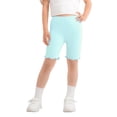thumbnail image 1 of Ruyang Toddlers Ruffle Shorts Solid High Waisted Biker Stretch Shorts Soft Summer Dance Yoga Shorts 18 Months-9 Years, 1 of 5