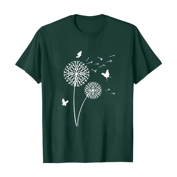Ruyang Tops for Women Trendy Summer Casual Short Sleeve Sunflower Graphic Round Neck T Shirts Blouse Plus Size Womens Tees Tops