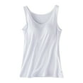 thumbnail image 1 of Ruyang Vests for Women Summer Tops Women's Bra Pad Suspender Solid Color Casual Sports Yoga Bottoming Shirt Slim Fitting Vest Band Tops Women, 1 of 3