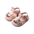 thumbnail image 1 of Ruyang Wide Toe Box Sandals for Infant Hollow-out T-Strap Anti-Collision Flats Baby Girls Boys Summer Hook and Loop Soft Sole Shoes, 1 of 8