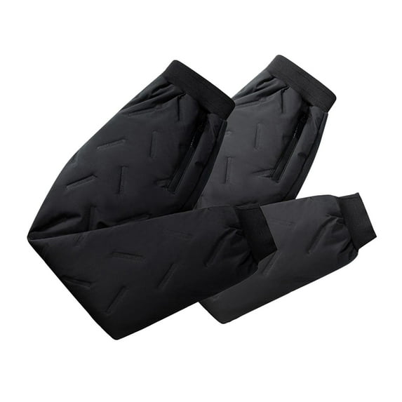 Ruyang Winter Ski Snow Pants for Girls, Boys Sherpa Fleece Lined Snowpant, Kids Puffer Down Thick Warm Trouser Snow Clothes