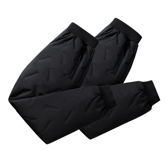 Ruyang Winter Ski Snow Pants for Girls, Boys Sherpa Fleece Lined Snowpant, Kids Puffer Down Thick Warm Trouser Snow Clothes