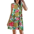 thumbnail image 1 of Ruyang Women Summer Casual Swing T Shirt Dresses Beach Cover up Plain Tank Dress with Pockets Boho Comfy Summer Dresses, 1 of 4