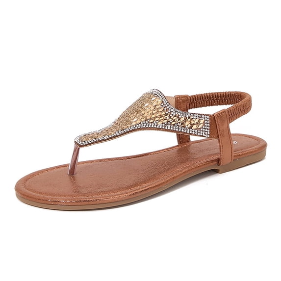 Ruyang Women's Beach Casual Out Street Large Size Hollow Diamond Diamond Sandals Storm And Sandals Women Size 9 Wide